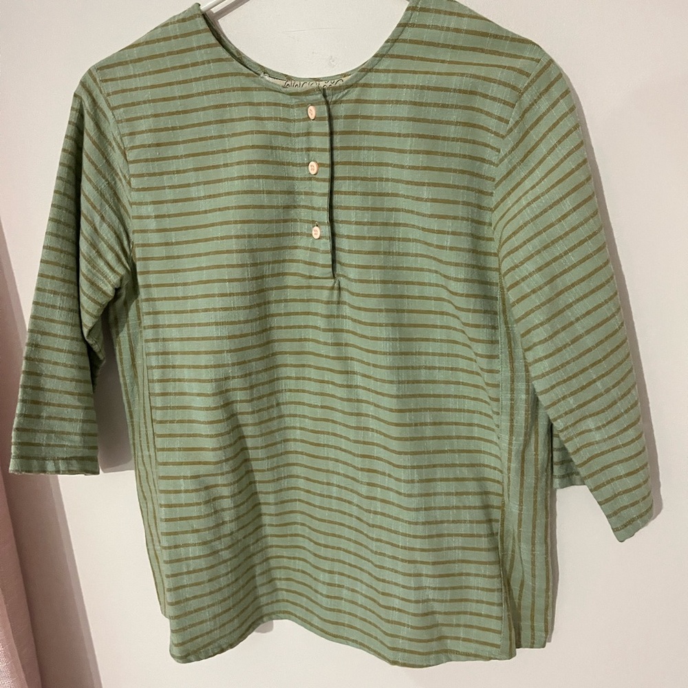 Ace & Jig Ariel Top in Eucalyptus, size S